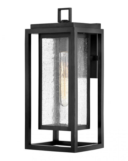 Hinkley Republic Medium Wall Mount Lantern 12V Satin Nickel, Nickel