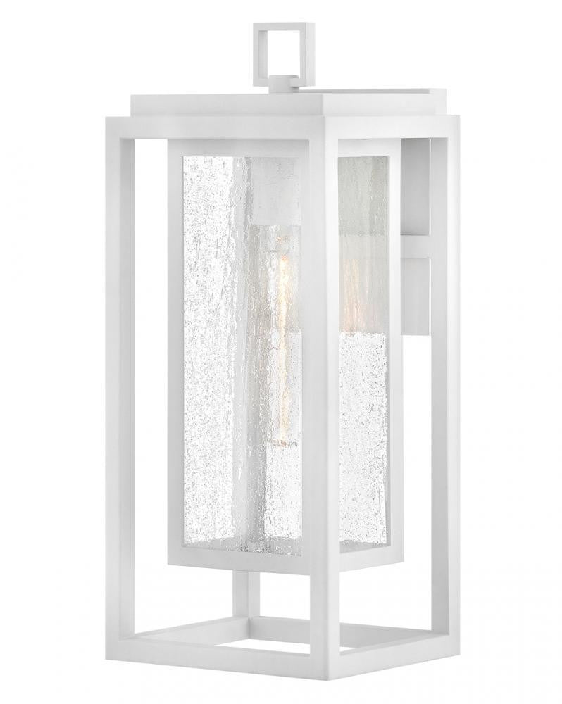 Hinkley Republic Medium Wall Mount Lantern Textured White 7.0"W x 16.0"H x 6.75"L