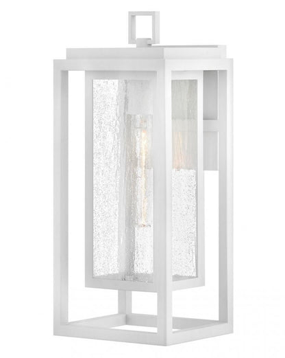 Hinkley Republic Medium Wall Mount Lantern Textured White 7.0"W x 16.0"H x 6.75"L