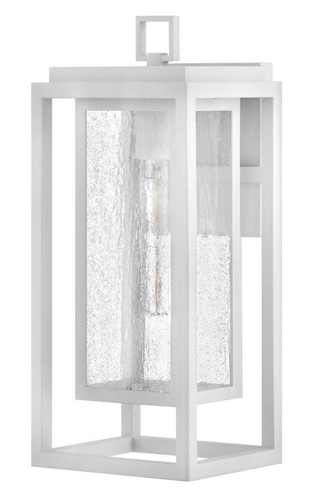 Hinkley Republic Medium Wall Mount Lantern Textured White 7.0"W x 16.0"H x 6.75"L