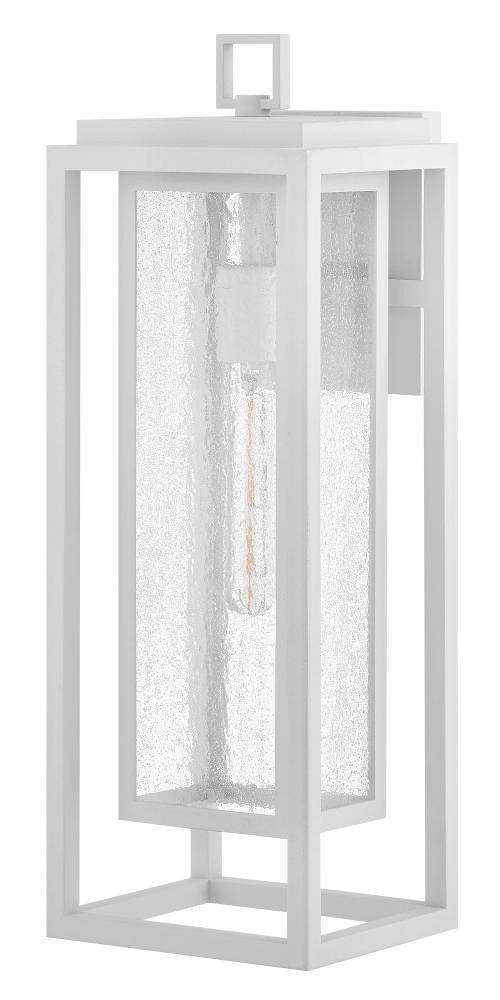 Hinkley Republic Medium Wall Mount Lantern Textured White 7.0"W x 20.0"H x 6.75"L
