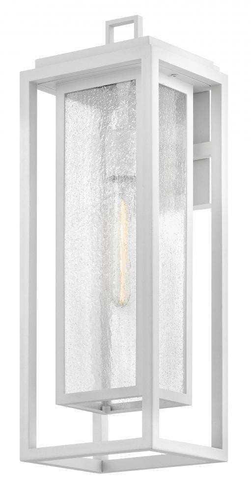 Hinkley Republic Medium Wall Mount Lantern Textured White 7.0"W x 20.0"H x 6.75"L