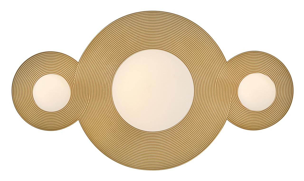 Hinkley Rhea Small LED Vanity Heritage Brass