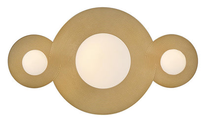 Hinkley Rhea Small LED Vanity Heritage Brass