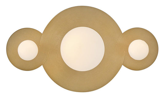 Hinkley Rhea Small LED Vanity Heritage Brass
