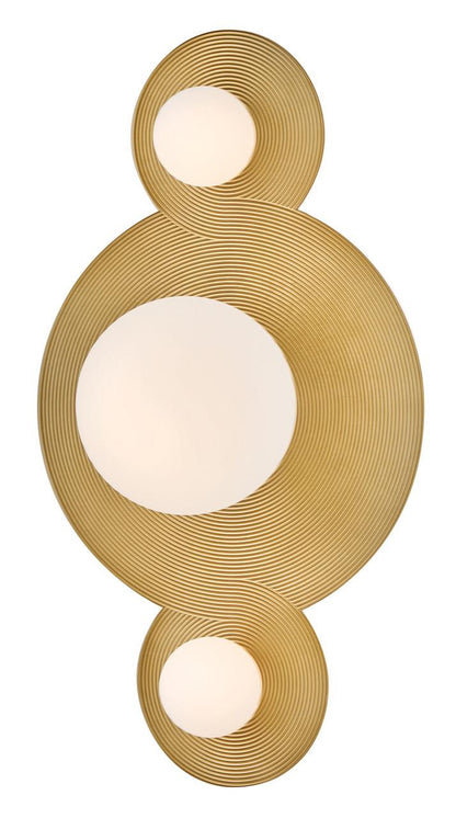 Hinkley Rhea Small LED Vanity Heritage Brass 10"W x 5.25"H