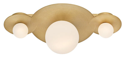 Hinkley Rhea Small LED Vanity Heritage Brass 10"W x 5.25"H