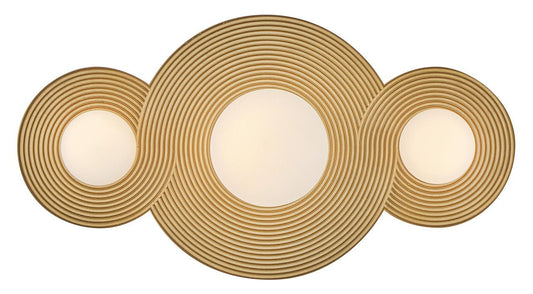 Hinkley Rhea Small LED Vanity Heritage Brass