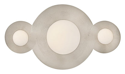Hinkley Rhea Small LED Vanity Polished Nickel 10.0"W x 5.25"H x 4.0"L