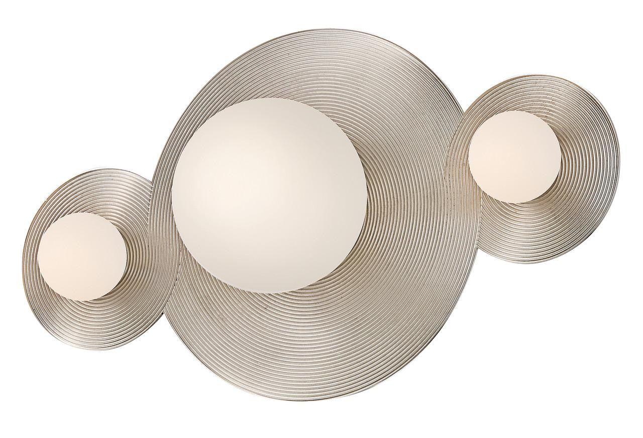 Hinkley Rhea Small LED Vanity Polished Nickel 10.0"W x 5.25"H x 4.0"L