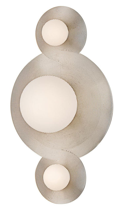 Hinkley Rhea Small LED Vanity Polished Nickel 10.0"W x 5.25"H x 4.0"L