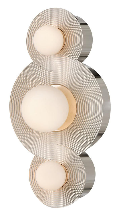 Hinkley Rhea Small LED Vanity Polished Nickel 18.0"W x 10.0"H x 6.25"L
