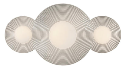 Hinkley Rhea Small LED Vanity Polished Nickel 18.0"W x 10.0"H x 6.25"L