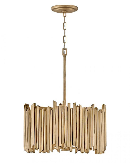 Hinkley Roca Pendant Steel, Burnished Gold