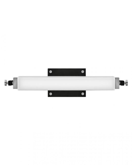 Hinkley Rollins Bathroom Wall Sconce Steel, Black, Chrome