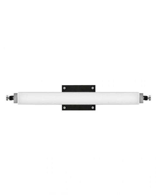 Hinkley Rollins Bathroom Wall Sconce Steel, Black, Chrome