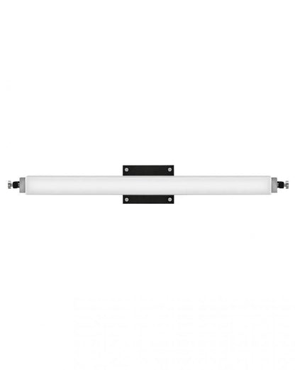 Hinkley Rollins Bathroom Wall Sconce Steel, Black, Chrome