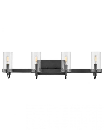 Hinkley Ryden Four Light Vanity Black