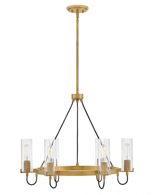Hinkley Ryden Medium Chandelier Heritage Brass