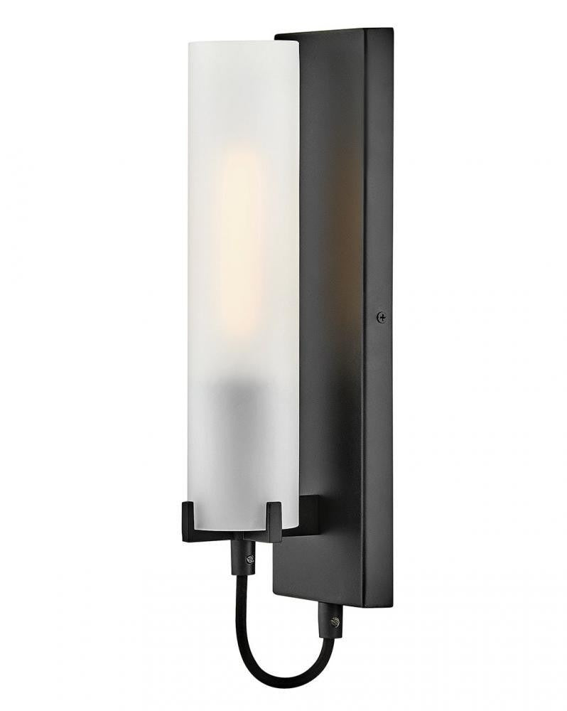 Hinkley Ryden Medium Single Light Sconce Black