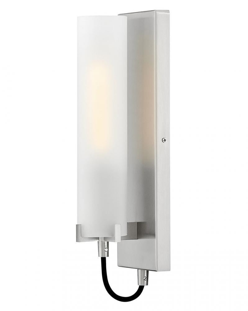 Hinkley Ryden Medium Single Light Sconce Brushed Nickel