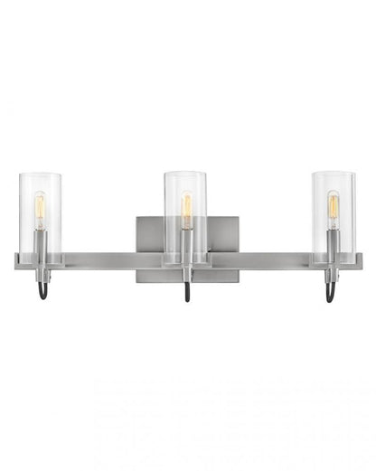Hinkley Ryden Three Light Vanity Brushed Nickel