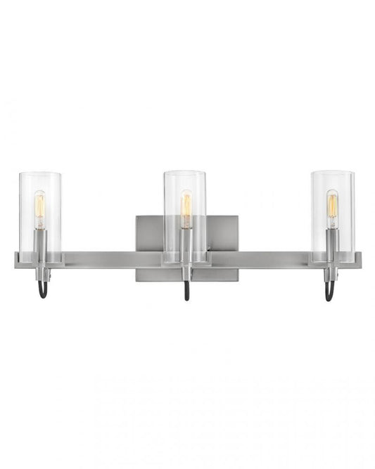 Hinkley Ryden Three Light Vanity Brushed Nickel