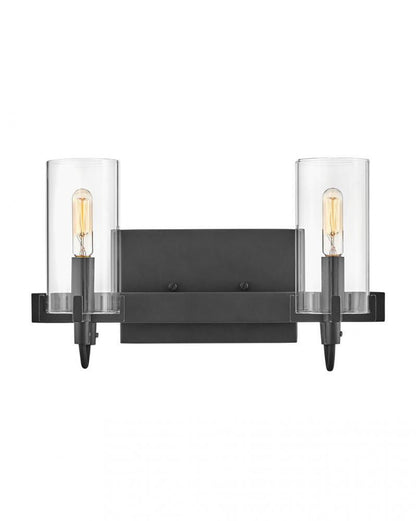 Hinkley Ryden Two Light Vanity Black