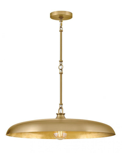 Hinkley Sadie Medium Dome Pendant Lacquered Brass