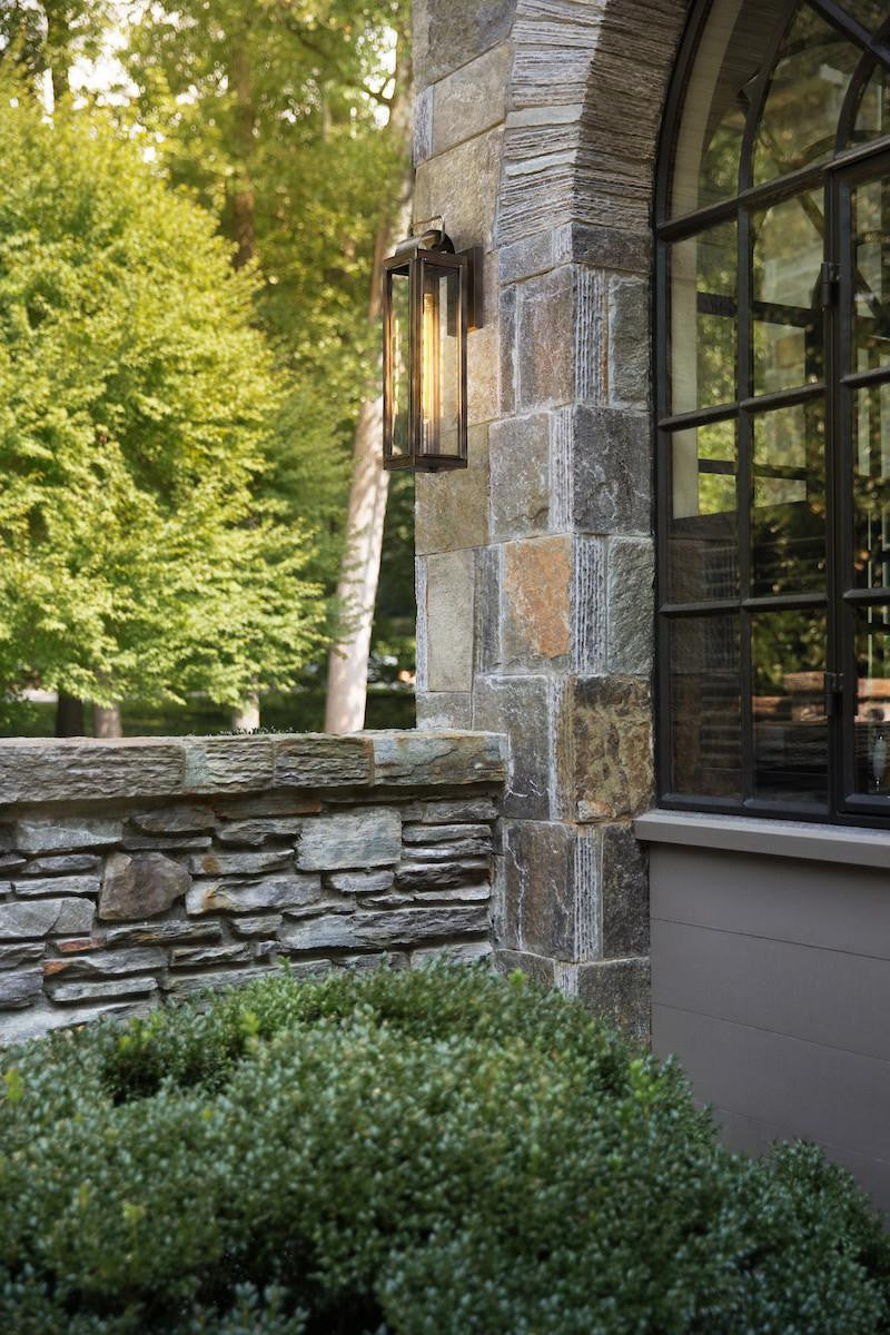 Hinkley Sag Harbor Outdoor Wall Lantern, LED, Dark Bronze, Light Bronze, 21.25"H (2845BU-LL 9Q9G9)