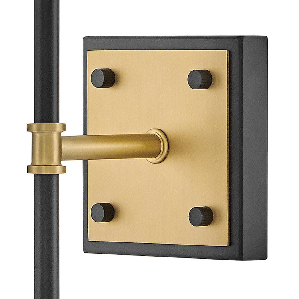 Hinkley Saunders Medium Sconce Black