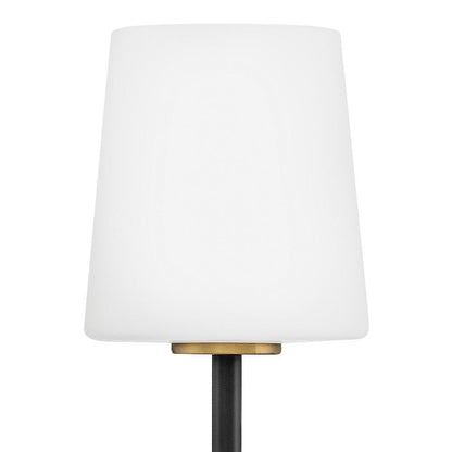 Hinkley Saunders Medium Sconce Black