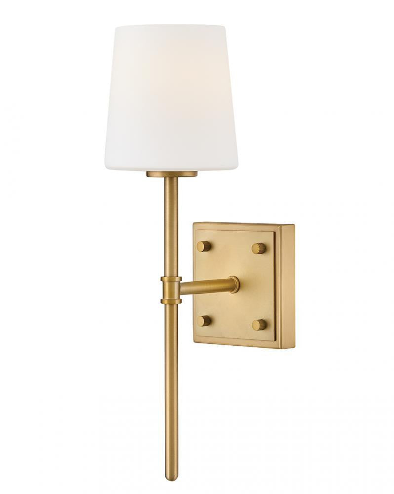 Hinkley Saunders Medium Sconce Lacquered Brass