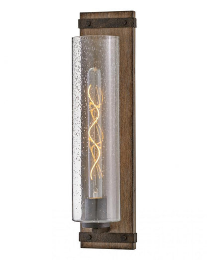 Hinkley Sawyer Single Light Bath Wall Sconce Sequoia
