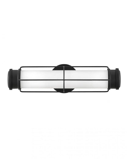 Hinkley Saylor Bathroom Wall Sconce Black, Steel