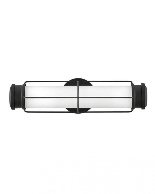 Hinkley Saylor Bathroom Wall Sconce Black, Steel