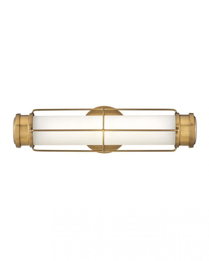 Hinkley Saylor Bathroom Wall Sconce Brass, Steel, Heritage Brass