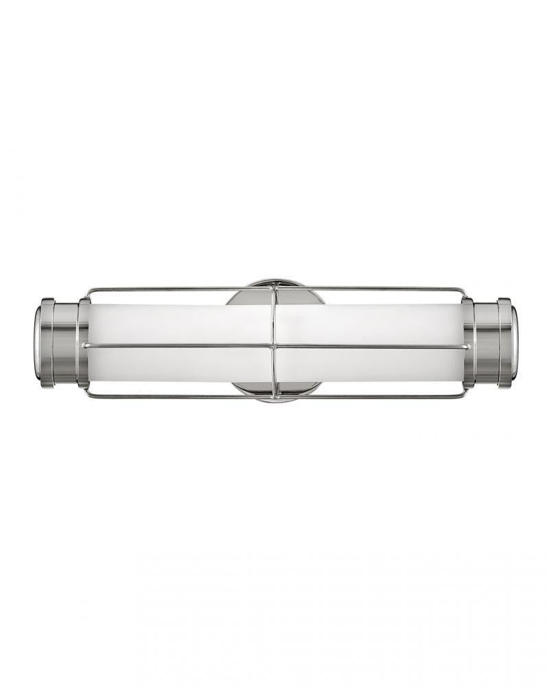 Hinkley Saylor Bathroom Wall Sconce Nickel, Steel, Polished Nickel