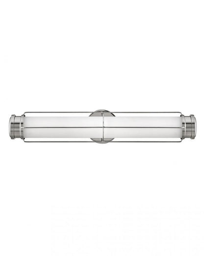 Hinkley Saylor Bathroom Wall Sconce, 1-Light, LED, Nickel, 4.5"H (54302PN 9U77T)