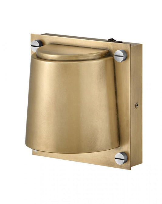Hinkley Scout Bathroom Wall Sconce Brass, Steel, Heritage Brass