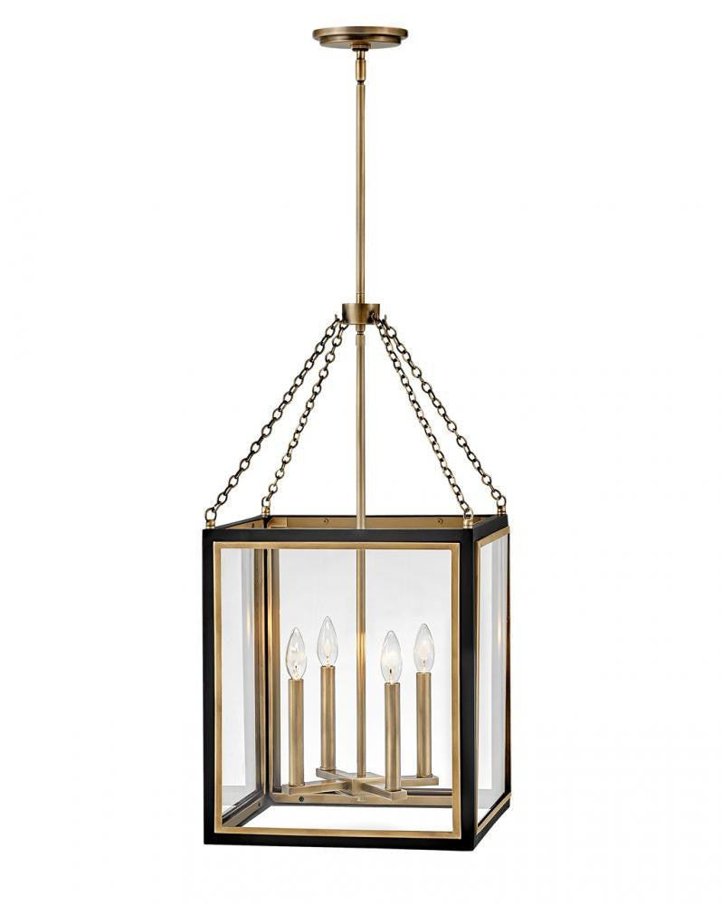 Hinkley Shaw Candle Chandelier Black, Steel