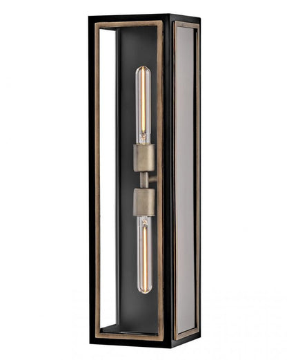Hinkley Shaw Large Wall Mount Lantern Black