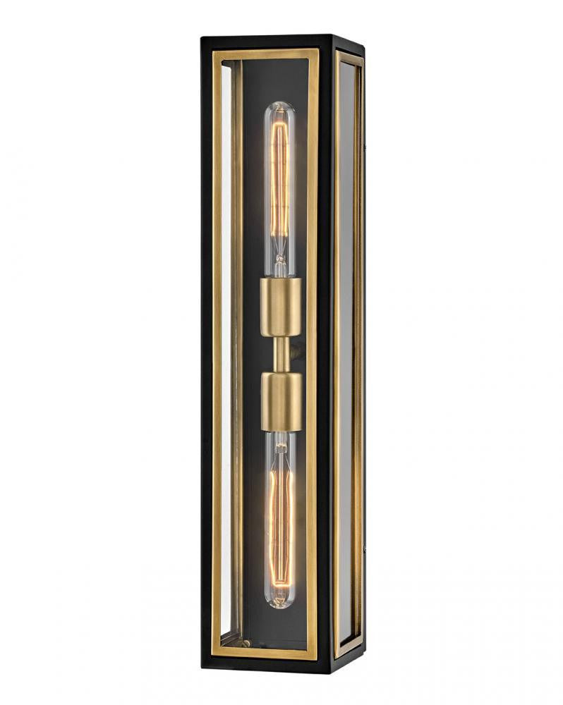Hinkley Shaw Two Light Sconce Black