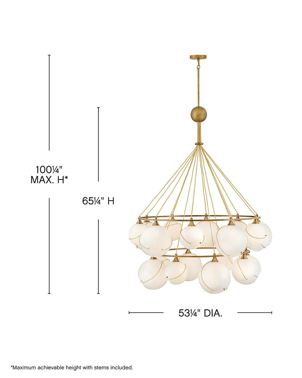 Hinkley Skye Extra Large Two Tier Chandelier