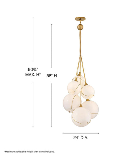 Hinkley Skye Medium Six Light Multi Tier Chandelier