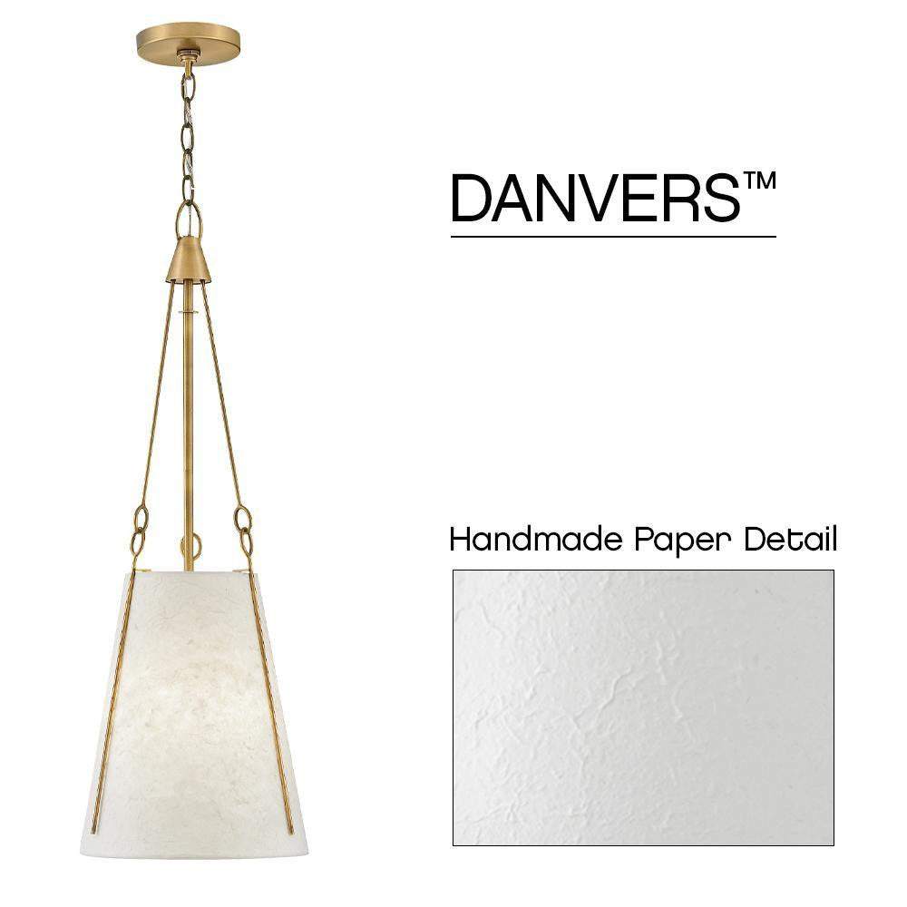 Hinkley Slim Small Pendant Lacquered Dark Brass