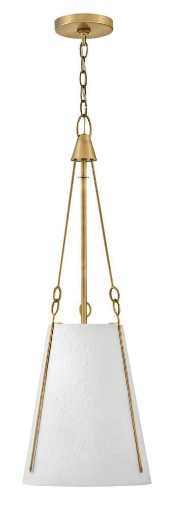Hinkley Slim Small Pendant Lacquered Dark Brass