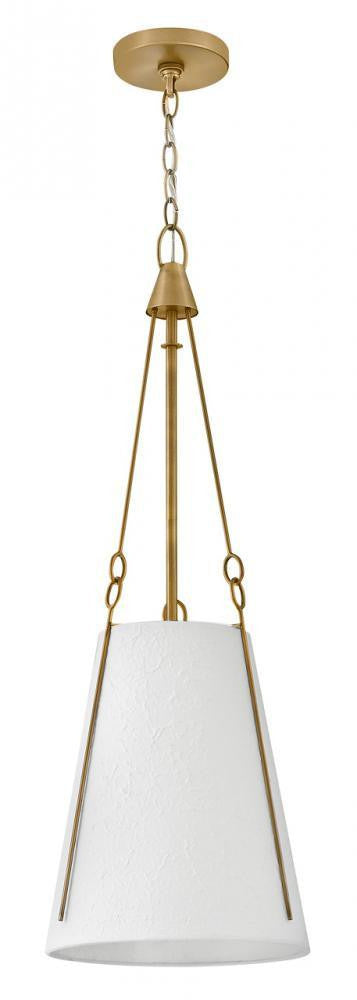 Hinkley Slim Small Pendant Lacquered Dark Brass