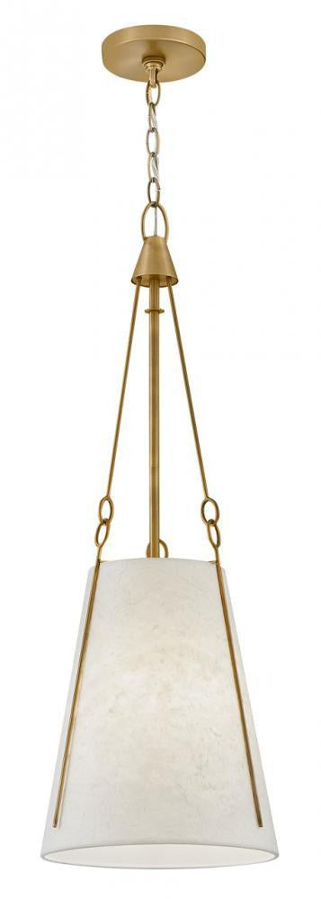 Hinkley Slim Small Pendant Lacquered Dark Brass