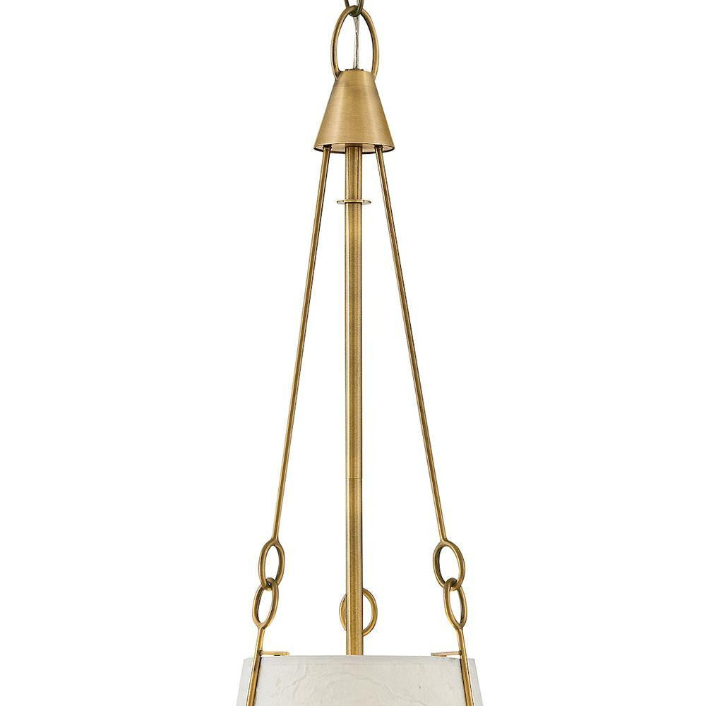 Hinkley Slim Small Pendant Lacquered Dark Brass